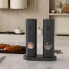 2er-Set elektrische Salz- und Pfeffermühlen – batteriebetrieben