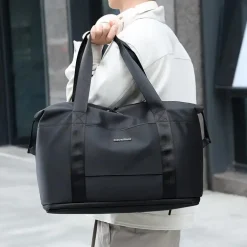 Erweiterbare Reisetasche, wasserabweisend, leicht, mit Schuhfach