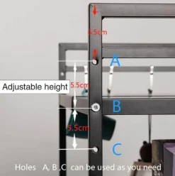 Erweiterbarer Küchenregal-Organizer – verstellbares Lagerregal