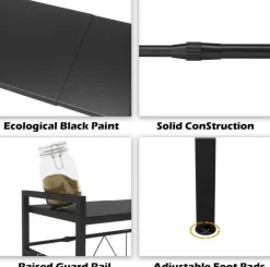 Erweiterbarer Küchenregal-Organizer – verstellbares Lagerregal