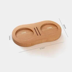 Espresso-Distributor-Tamper mit Edelstahl-Pucksieb – Barista-Kaffeezubehör