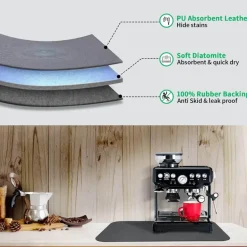 Espressomaschinenmatte – saugfähiger Kaffee-Arbeitsplattenschutz