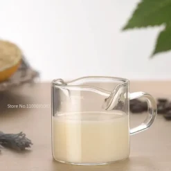 Espresso-Milchkännchen mit Holzgriff - Latte Art Pitcher