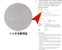 Espresso-Pucksieb aus Edelstahl für den professionellen Siebträgereinsatz