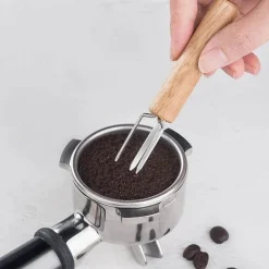 Espresso-Rührwerkzeug mit Holzgriff – Perfekt für professionelle Baristas