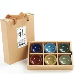 Espressotassen-Set aus Keramik – Eisknackende Kaffee- und Teetassen