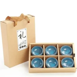 Espressotassen-Set aus Keramik – Eisknackende Kaffee- und Teetassen