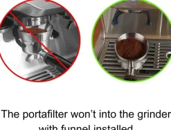 Espresso-Trichter aus Edelstahl – 54 mm Breville-Siebträger-Zubehör