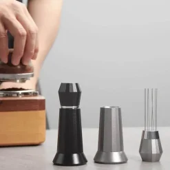 Espresso-Verteilerwerkzeug – WDT Kaffeestampfer und Rührer aus Aluminiumlegierung