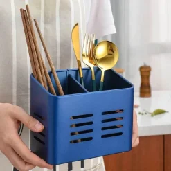 Essstäbchenhalter aus Edelstahl – Abtropfgestell mit 2 Gittern