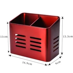Essstäbchenhalter aus Edelstahl – Abtropfgestell mit 2 Gittern