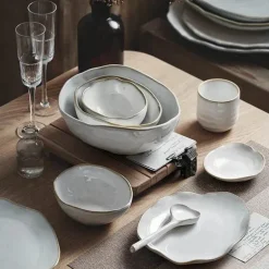 Essteller-Set aus Keramik – Hochwertige runde Teller für Zuhause und das Restaurant