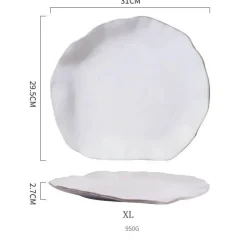Essteller-Set aus Keramik – Hochwertige runde Teller für Zuhause und das Restaurant