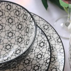 Euporie Porzellan-Geschirrset – Elegantes Tafelservice