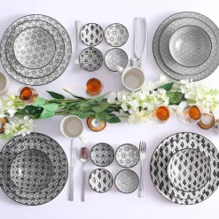 Euporie Porzellan-Geschirrset – Elegantes Tafelservice