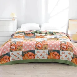 Europäische Baumwollgaze-Überwurfdecke - Leichter Sofa- und Bettüberwurf