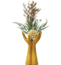 Europäische Handmodell-Keramikvase - Dekorativer Wohnakzent