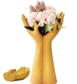 Europäische Handmodell-Keramikvase - Dekorativer Wohnakzent