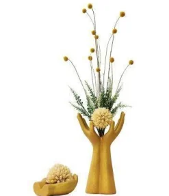 Europäische Handmodell-Keramikvase - Dekorativer Wohnakzent