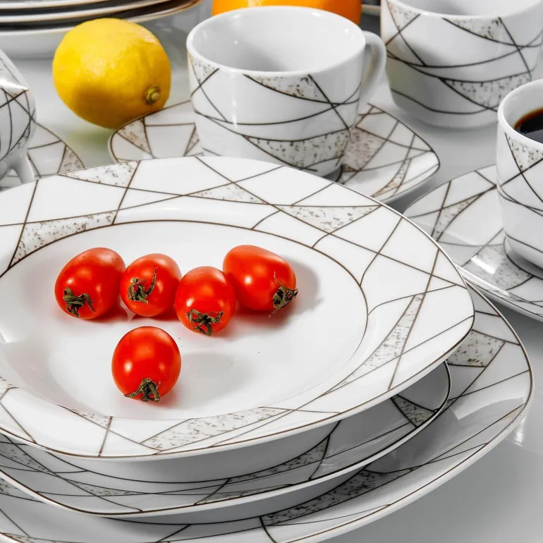 Eurydome Porzellan-Tafelservice – Elegantes Esstischgeschirr