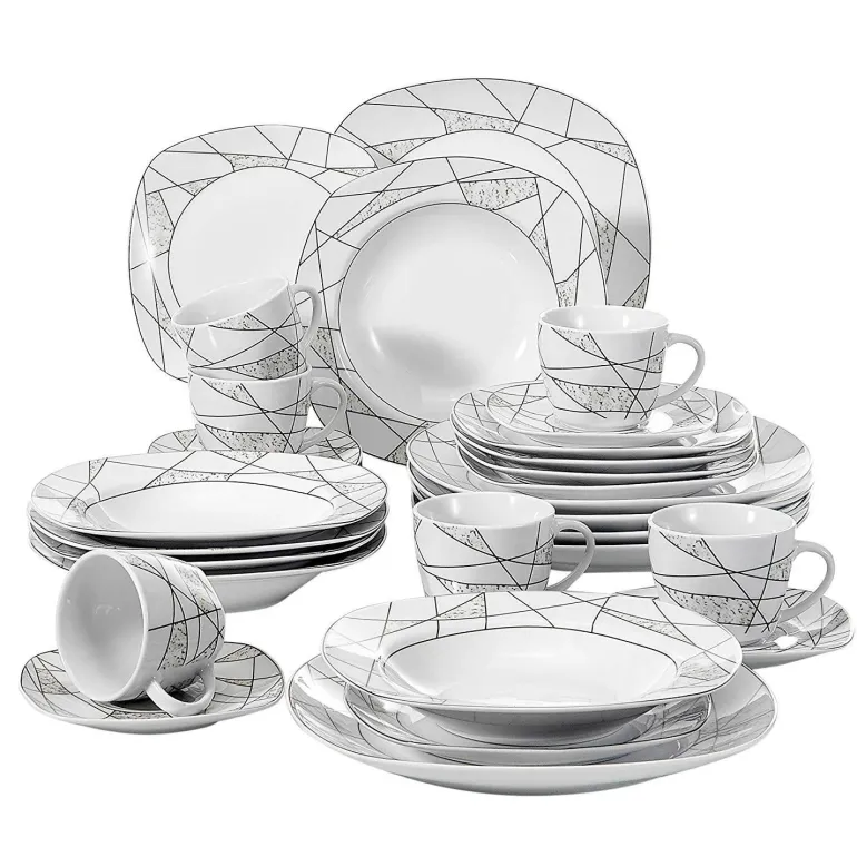 Eurydome Porzellan-Tafelservice – Elegantes Esstischgeschirr