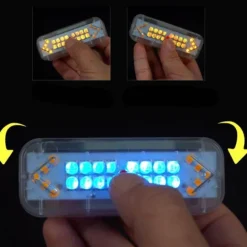 Fahrradhelm Solar Rücklicht - Wiederaufladbares LED Sicherheitslicht
