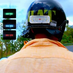 Fahrradhelm Solar Rücklicht - Wiederaufladbares LED Sicherheitslicht