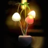 Fairy Mushroom Wall Lamp - Colorful Night Light Decor