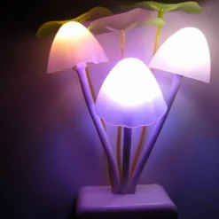 Fairy Mushroom Wall Lamp - Colorful Night Light Decor