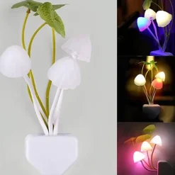 Fairy Mushroom Wall Lamp - Colorful Night Light Decor