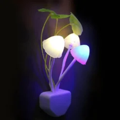 Fairy Mushroom Wall Lamp - Colorful Night Light Decor