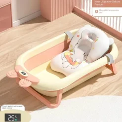 Faltbare Babybadewanne - Temperatursensoranzeige
