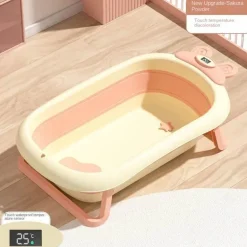 Faltbare Babybadewanne - Temperatursensoranzeige