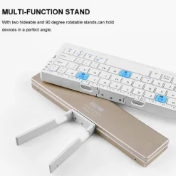 Faltbare Bluetooth-Tastatur – Kabellose, tragbare Tipplösung für mehrere Geräte