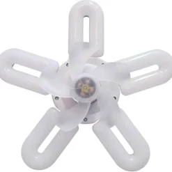 Faltbare Deckenventilatorlampe – Leise Leuchte mit Fernbedienung