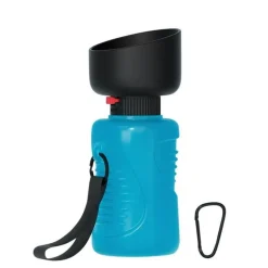 Faltbare 2-in-1-Wasserflasche für Haustiere – reisefreundliches Design