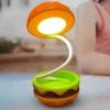Faltbare kabellose Hamburger-Tischlampe – einzigartige Designbeleuchtung