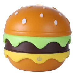 Faltbare kabellose Hamburger-Tischlampe – einzigartige Designbeleuchtung