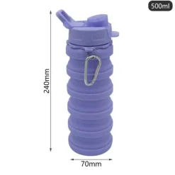 Faltbare Reisewasserflasche – Tragbare Trinklösung