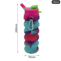 Faltbare Reisewasserflasche – Tragbare Trinklösung