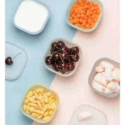 Faltbare Schüssel aus Silikon – Tragbare Bento-Box, Lebensmittelbehälter