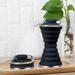 Faltbare Silikon-Wasserflasche – 500 ml Reiseflasche