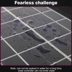 Faltbare Solar-Powerbank – Tragbares Reiseladegerät