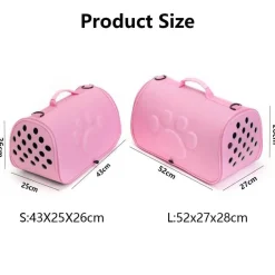 Faltbare Tragetasche für Haustiere – Atmungsaktive Reisetasche für Katzen und Hunde