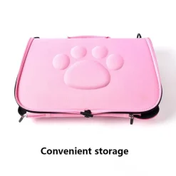 Faltbare Tragetasche für Haustiere – Atmungsaktive Reisetasche für Katzen und Hunde