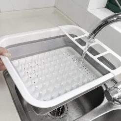 Faltbarer Abtropfständer – platzsparendes Abtropfgestell für die Küche