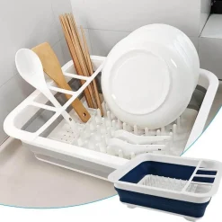 Faltbarer Abtropfständer – platzsparendes Abtropfgestell für die Küche
