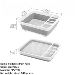 Faltbarer Abtropfständer – platzsparendes Abtropfgestell für die Küche