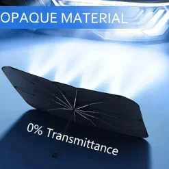 Faltbarer Auto-Windschutzscheiben-Regenschirm – Sonnenschutz zum Schutz des Fahrzeugs