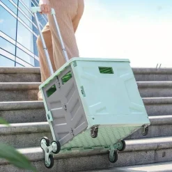 Faltbarer Einkaufswagen – Tragbarer Picknickwagen-Organizer